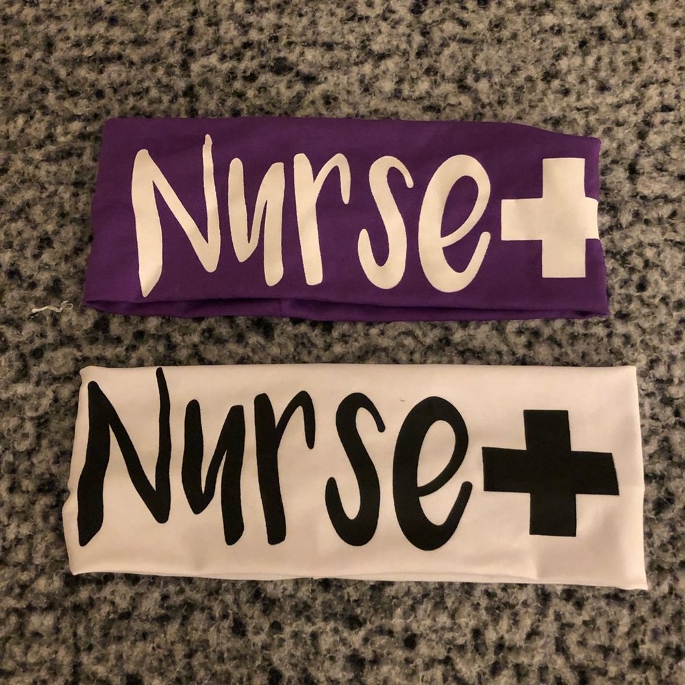 โNurseโ Headbands with Buttons